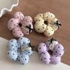 jiahesuw Elastic Hair Ties Soft Practical Bows Ponytail Holder for Girls and Women Elastic Hair Scrunchies for Women and Girls view 2