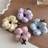jiahesuw Elastic Hair Ties Soft Practical Bows Ponytail Holder for Girls and Women Elastic Hair Scrunchies for Women and Girls view 3