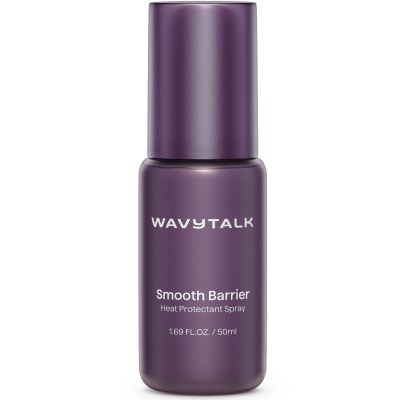wavytalk Smooth Barrier Heat Protectant Spray for Hair, Thermal Protection Spray for All Hair Tools to Smooth&Hydrate, Up to 450 Protection, Damage Repair&Frizz Control, 1.69 Fl Oz