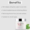 03++ D-TAN Face Pack for Tan Removal, with Lactic Acid, Pea & Mint Extract, All Skin Types, 300g view 3