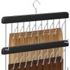 2 Pack Hair Extension Holder & Hanger  Braiding Rack Stackable Hair Extension Storage Rack for Styling, Rotatable Wig Organizer Stand for Wigs, Hairpieces, Clip/Tape Ins and Accessories view 1