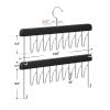 2 Pack Hair Extension Holder & Hanger  Braiding Rack Stackable Hair Extension Storage Rack for Styling, Rotatable Wig Organizer Stand for Wigs, Hairpieces, Clip/Tape Ins and Accessories view 3