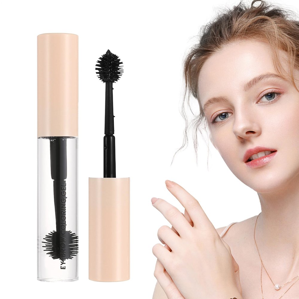 Eyebrow Glue Gel Clear - Brow Setting Gel, Waterproof Fixer | Long Lasting Sculpting Formula for Natural Look, No Flake Tamer Liquid for Makeup Styling Lamination Hold Day Wear Brow Control