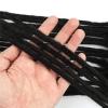 100% Real Human Hair 0.2cm Width 8 Inch Loc extensions Human Hair with Curly Ends 50 Strands per pack Full Handmade Dreadlock Extensions Can be dyed and bleached for Men Women Kids (8 Inch-50) view 4