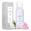 AuReve Lash Shampoo Concentrate 100ml Lash Extension Cleanser Oil-Free Eyelash Extension Shampoo with Salon Home Care -Makes 20 Bottles 60ml Eyelash Cleaner,Bubble Gum view 1