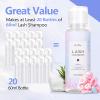 AuReve Lash Shampoo Concentrate 100ml Lash Extension Cleanser Oil-Free Eyelash Extension Shampoo with Salon Home Care -Makes 20 Bottles 60ml Eyelash Cleaner,Bubble Gum view 3