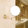 EHGLGFTK Wall Mounted Makeup Mirrors Magnifying Extend Sturdy Adjustable Cosmetic Mirror Bathroom Shaving Vanity Mirror(10x,8inch) view 3