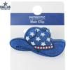 Dallas Distributing Acrylic Cowboy Hat Claw Clip  Blue Western Hair Accessory in Americana Style, 1 Piece view 2