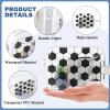 16PCS Soccer Cosmetic Bag - Waterproof Soccer Clear PVC Travel Bag,Soccer Gift Accessories Bags Goodie Snack Makeup Bag,Toiletry Zipper Pouch Organizer,Softball Team Gifts for Girls Team Player view 2