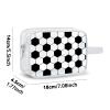 16PCS Soccer Cosmetic Bag - Waterproof Soccer Clear PVC Travel Bag,Soccer Gift Accessories Bags Goodie Snack Makeup Bag,Toiletry Zipper Pouch Organizer,Softball Team Gifts for Girls Team Player view 3