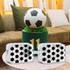 16PCS Soccer Cosmetic Bag - Waterproof Soccer Clear PVC Travel Bag,Soccer Gift Accessories Bags Goodie Snack Makeup Bag,Toiletry Zipper Pouch Organizer,Softball Team Gifts for Girls Team Player view 4