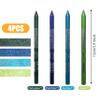 Blablablalu Eyeliner Pencil 4Pcs 4 Colors Smudge-proof Pearl Long Lasting Glitter Eyeliner 8.5g Waterproof Makeup Eyeshadow Pencil, Style 2 Eyeshadow view 3