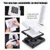 MINHUIJIHUI 60W Powerful Electric Dental Vacuum Cleaner,Dust Collector,Portable Dust Suction Machine for Polishing, with Fan and LED Dual Function,for Dental Lab Nail Salon view 3