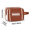 16PCS Football Cosmetic Bag - Waterproof Football Clear PVC Travel Bag,Football Gift Accessories Bags Goodie Snack Makeup Bag,Toiletry Zipper Pouch Organizer,Football Team Gifts for Team Player view 3