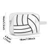 16PCS Volleyball Cosmetic Bag - Waterproof Volleyball Clear PVC Travel Bag,Volleyball Gift Accessories Bags Goodie Snack Makeup Bag,Toiletry Zipper Pouch Organizer,Softball Team Gifts for Team Player view 3