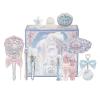 Flower Knows Shells Jewel 13-Piece Makeup Gift Box Set,Lip Gloss2+Blush1+ Eyeshadow Palette1+Highlighter3+Hand Mirror1+Hair Clip1+Mini Powder Puff1+Blush Brush1+Eyeshadow Brush1+Gift Box1 view 1
