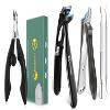 2025 Toenail Clippers for Thick Toenails for Seniors, Angled Head Large Toe Nail Clippers Set for Men, Heavy Duty Ingrown Toenail Clippers with Long Handle, Ultra Sharp Slanted Nail Cutter Wide Jaw view 1