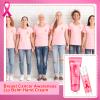 50 Sets Breast Cancer Awareness Favors Pink Ribbon Hand Cream Lip Balm with Thank You Cards Organza Bags Awareness Gifts for Women Nurse Breast Cancer Charity Event Survivor Campaign Party Favors view 4