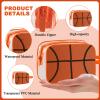 16PCS Basketball Cosmetic Bag - Waterproof Basketball Clear PVC Travel Bag,Basketball Gift Accessories Bags Goodie Snack Makeup Bag,Toiletry Zipper Pouch Organizer,Basketball Team Gifts for Player view 2