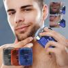 Mini Electric Razor - Transparent Mini Electric Shaver with Low Noise, Portable Travel Shavers for Men, Rechargeable Shaver, Cordless Shaving, Wet and Dry Shave, Waterproof (Red) view 2