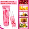 30 Sets Breast Cancer Awareness Favors Pink Ribbon Hand Cream Lip Balm with Thank You Cards Organza Bags Awareness Gifts for Women Nurse Breast Cancer Charity Event Survivor Campaign Party Favors view 3