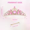 inSowni 6pcs Gold Metal Glitter Gem Crystal Rhinestone Tiara Crown Headbands Wedding Birthday Party Prom Headpieces Hair Accessories for Women Brides Bridesmaids view 2
