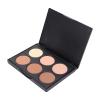 Eyeshadow Palette 6 Colors Matte Eye Shadow Makeup Pallet with Brushes and Bag for Basic Eye Makeup Beginners view 3