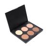 Eyeshadow Palette 6 Colors Matte Eye Shadow Makeup Pallet with Brushes and Bag for Basic Eye Makeup Beginners view 4