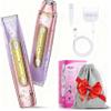 Happnear 2 in 1 Electric Bikini Shaver for Women - 2025 Dual Head Bikini Trimmer for Women IPX7 Waterproof Wet & Dry Use Bikini Razor for Travel Rechargeable Electric Razor for Underarm Leg Arm,Purple view 1