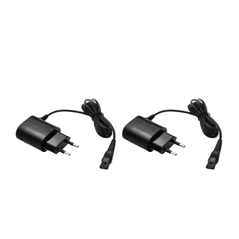 1 3PCS 15V 5.4W EU Plug AC Power Adapter Electric Charger SuppliesCompatible for Philips HQ8505 HQ6070 6075 6095(2pcs)