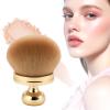 Artificial Hair Large Area Beauty Tools Soft Brush Head Smooth Liquid Foundation Even Makeup Makeup Brush For Beginners.(Gold) view 1