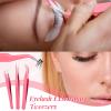 6 Pcs High Precision Lash Tweezers Set Eyelash Extension Tweezers Stainless Steel Eyelash Tweezer for Women Lash Extension Tools Supplies Classic Mega Volume Lashs Facial Hair Crafting Making(Pink) view 4