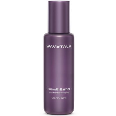 wavytalk Smooth Barrier Heat Protectant Spray for Hair, Thermal Protection Spray for All Hair Tools to Smooth&Hydrate, Up to 450 Protection, Damage Repair&Frizz Control, Lightweight Formula, 5 Fl Oz
