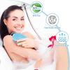 2PCS Silicone Body Scrubber, Premium Silicone Loofah for Women Men and Kids, Gentle Exfoliating Shower Bath Scrubber for All Kinds of Skin (Blue & Green) view 2