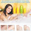 2PCS Silicone Body Scrubber, Premium Silicone Loofah for Women Men and Kids, Gentle Exfoliating Shower Bath Scrubber for All Kinds of Skin (Blue & Green) view 4