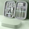 18-Tool Travel Essential Kit - Stainless Steel Nail Clipper Set | Compact Manicure & Pedicure Grooming Solution,18 Pieces in Set 02 view 1