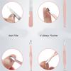 11-Pc Travel Pro Manicure Kit - Stainless Steel Toe Clippers w/Scissors & Tweezers | Compact Case Included,T1 view 4