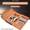 10-Pc Manicure Set - Stainless Steel Paronychia Tools w/Scissors | Packaging for Birthdays & Holidays,Sliver 10pcs view 2
