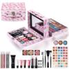 Hot Sugar Makeup Kit for Preteen Girls 10-12, Birthday Christmas Makeup Gift Set for Teens 16-18, All in One Beginner Makeup Kit for Women Full Kit (Floral Pink) view 1