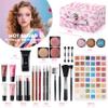Hot Sugar Makeup Kit for Preteen Girls 10-12, Birthday Christmas Makeup Gift Set for Teens 16-18, All in One Beginner Makeup Kit for Women Full Kit (Floral Pink) view 2