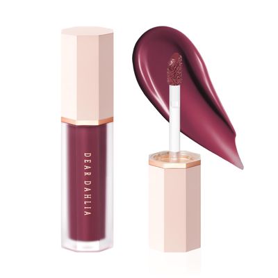 DEAR DAHLIA Petal Drop Blush (Classy) - Vegan Liquid Blush with Soft, Watercolor-like Finish. Sheer to Buildable Color for a Dewy, Natural Flush. Long-Wear Comfort. Korean Makeup for Cheeks. 0.14 oz