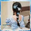 12 PCS Sparkly Snowflake Hair Clip, Blue White Christmas Hair Accessories for Women GirlsFestive Snowflake Hairpins Party Hair Accessory Gift Set view 3