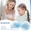12 PCS Sparkly Snowflake Hair Clip, Blue White Christmas Hair Accessories for Women GirlsFestive Snowflake Hairpins Party Hair Accessory Gift Set view 4