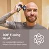 Philips Norelco Head Shaver Pro 9000 Series - Skull Shaver for Men and Women, 360 Flexing Head & ComfortCut Blades for Clean Shave, Gentle on Skin, Model HS9980/40 view 3