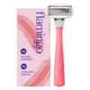 Flamingo Razors for Women, 1 Razor (Flamingo Pink) Handle and 1 Razor Blade Refill view 1