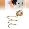 TOPINCN Antique Copper Hair Dryer Rack Wall Mount Holder,Bathroom Hair Dryer Hanger Hair Tool Organizer view 3