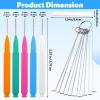40 Pcs Shower Head Cleaner Small Gaps Hole Anti-Clogging Shower Head Cleaning Brush Showerhead Cleaner Picks Tiny Nozzle Functional Unclogger Anti-Clogging Cleaning Brush For Bathroom Gap Nozzle Slot view 2
