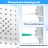 40 Pcs Shower Head Cleaner Small Gaps Hole Anti-Clogging Shower Head Cleaning Brush Showerhead Cleaner Picks Tiny Nozzle Functional Unclogger Anti-Clogging Cleaning Brush For Bathroom Gap Nozzle Slot view 3
