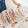 4 In 1 Roll Up Makeup Bag - Covenient Hanging Toiletry Bags | Roll Up Makeup Bag, Foldable Makeup Traavel Bag, Cosmetic Bag 4 In 1, Foldable Cosmetic Traveel Bag With Handle For Christmas view 2
