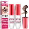2PCS Eyebrow Tattoo Gel Peel Off WaterproofLong-lastingSmudge ProofDark Brown Eyebrow Gel for Women,DIY at Home,Christmas Day Gift Set view 1